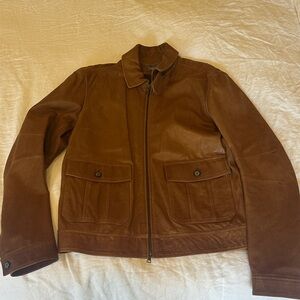 Men's Brown Leather Jacket